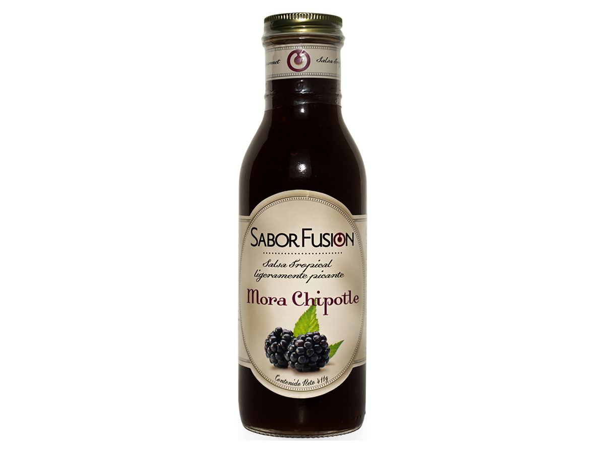 Salsa tropical Sabor Fusión mora chipotle ligeramente picante - 411 g