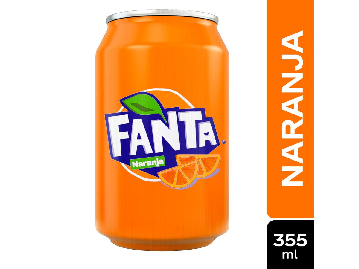 Gaseosa Fanta Naranja Regular Lata - 354 ml