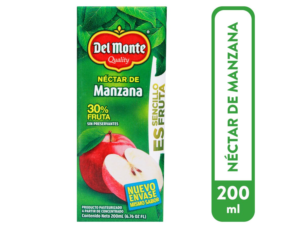 Nectar Del Monte Manzana Tetra 200Ml