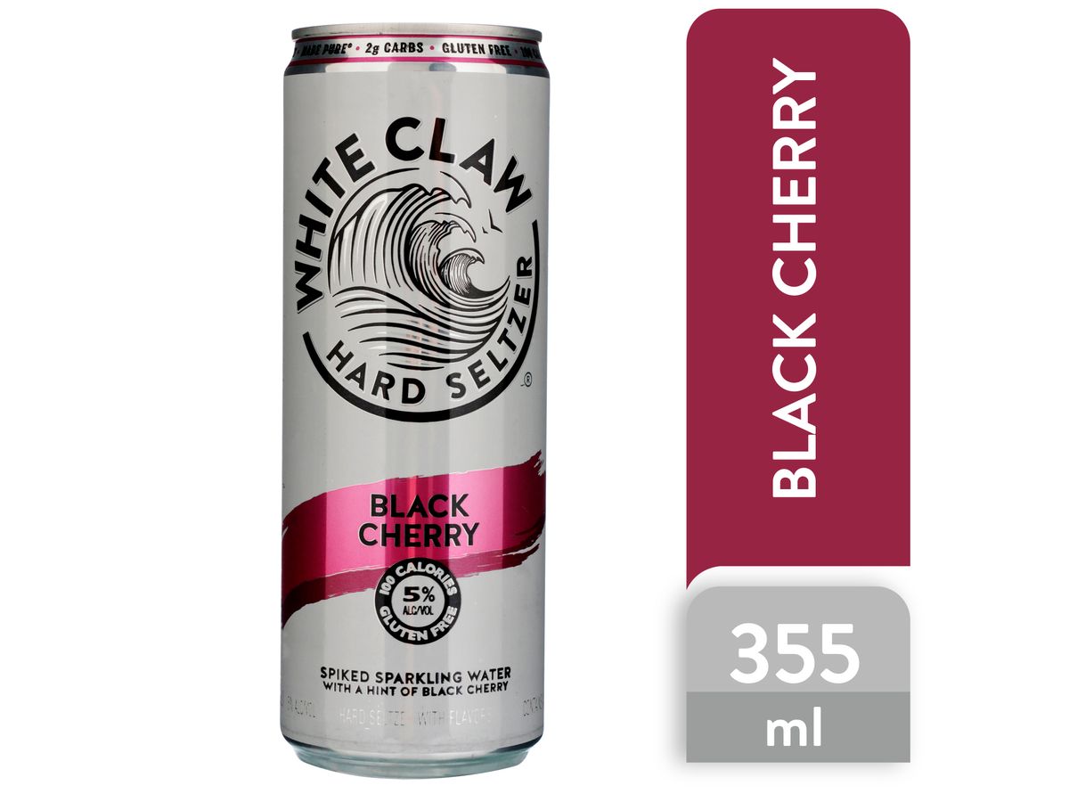 Bebida Sparkling White Claw Black Cherry -355ml