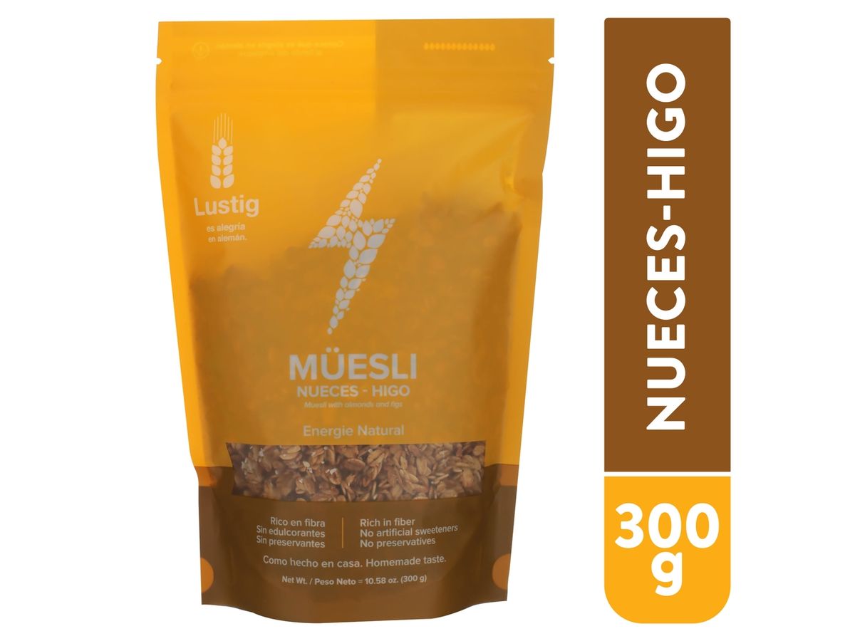 Granola Lustig tipo Müesli Nueces Higo - 300 g