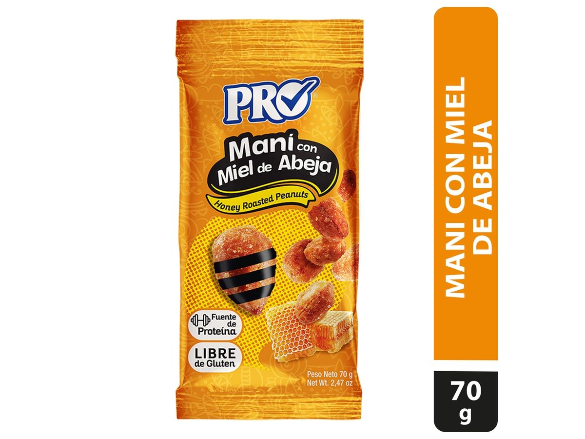 Mani Pro Con Miel De Abeja - 70 g