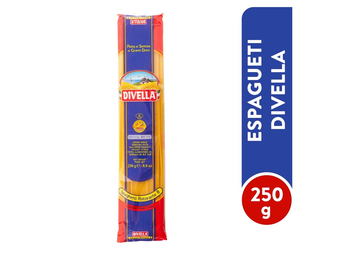 Pasta larga Divella spaghetti ristorante no.8 - 250 g