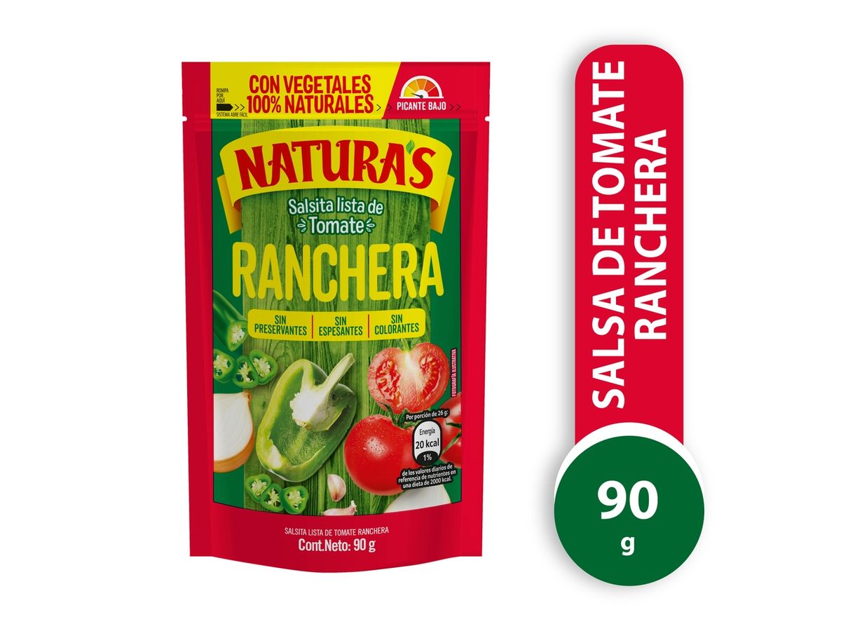 Salsa de Tomate Natura's Ranchera - 90 g