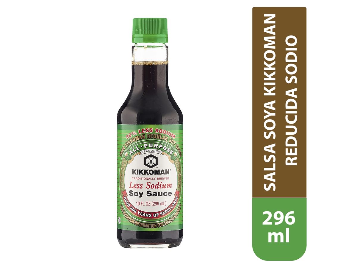 Salsa Kikkoman Soya Reducida Sodio -296ml