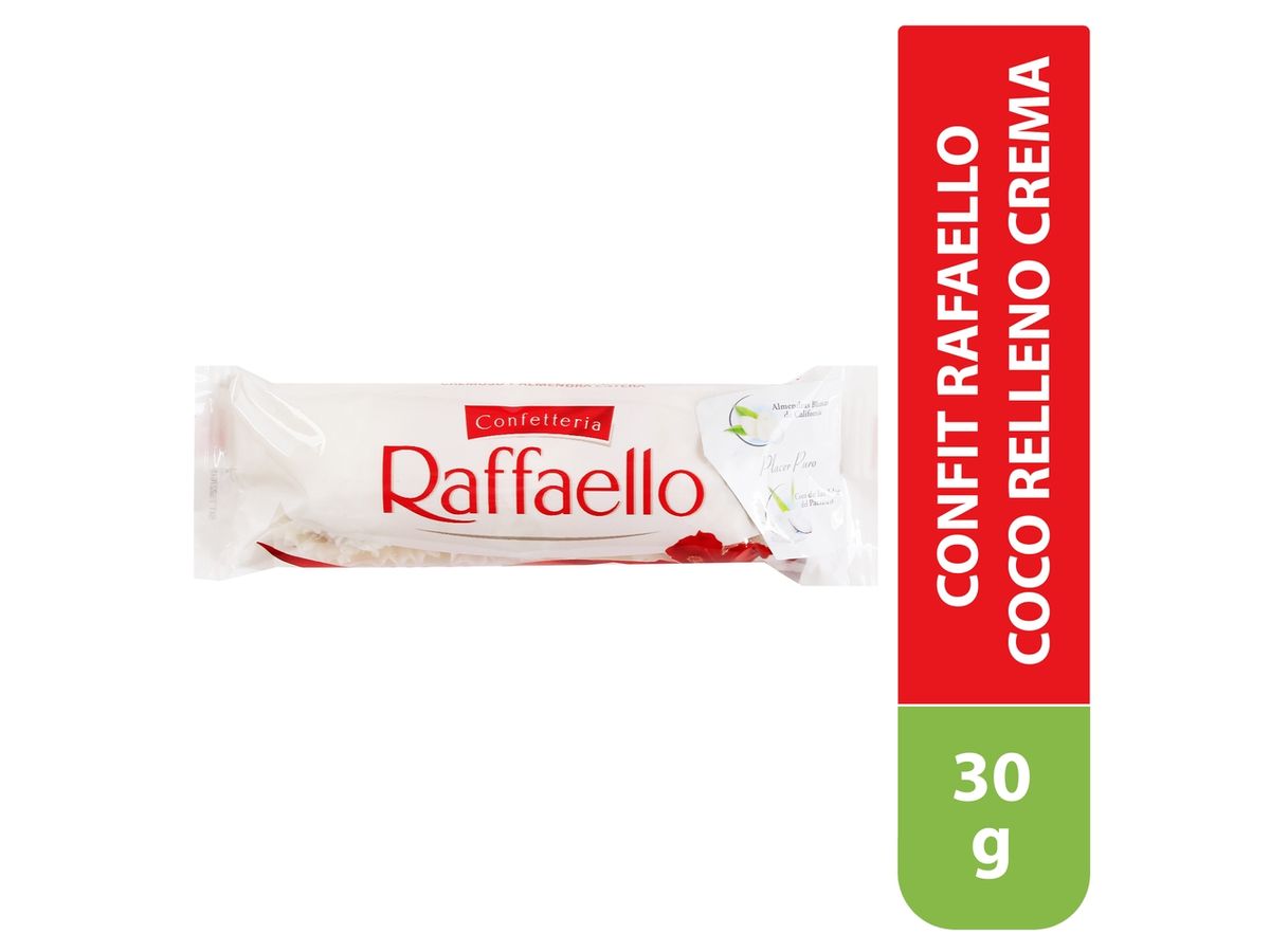 Confite Rafaello coco relleno de crema - 30 g