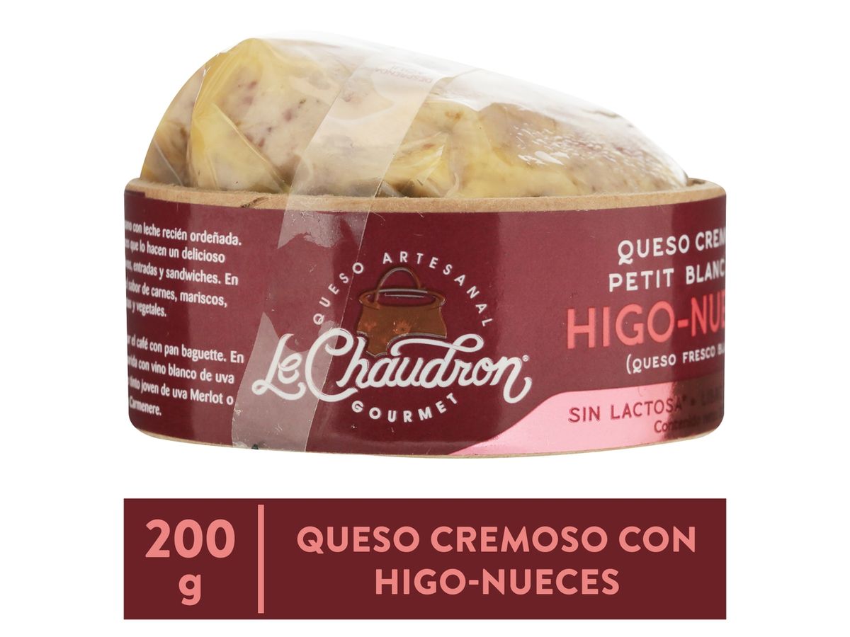 Queso Le Chaudron de higo y nuez - 200 g