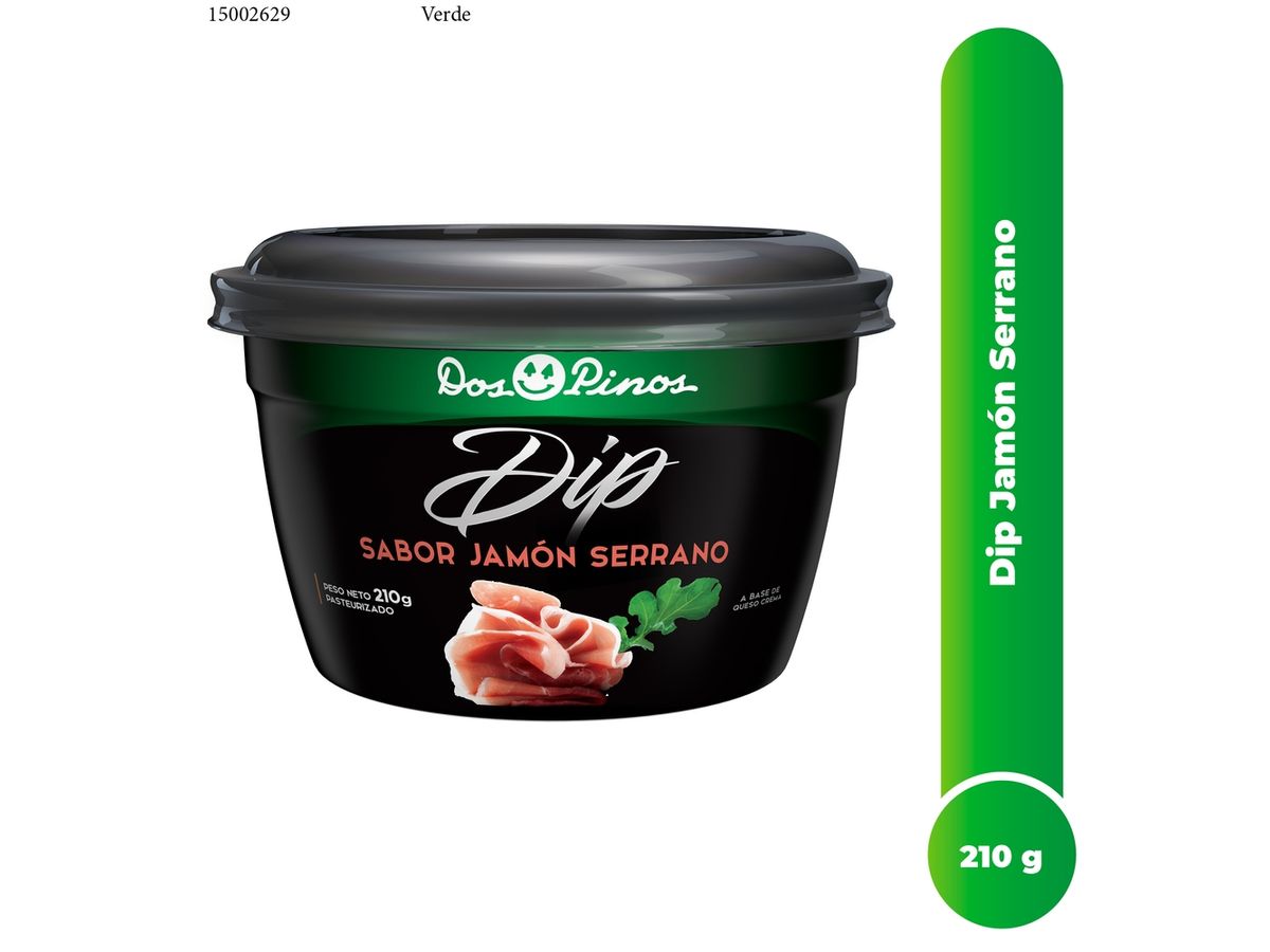 Dip Dos Pinos Sabor Jamón Serrano - 210g