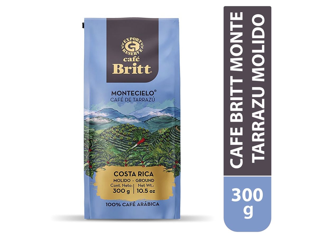 Cafe Britt Monte Tarra Molido 300 Gr