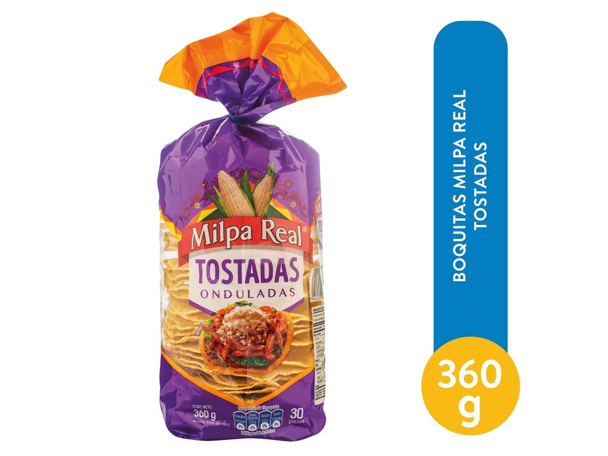 Boquitas Milpa Real Tostadas Onduladas - 360 g