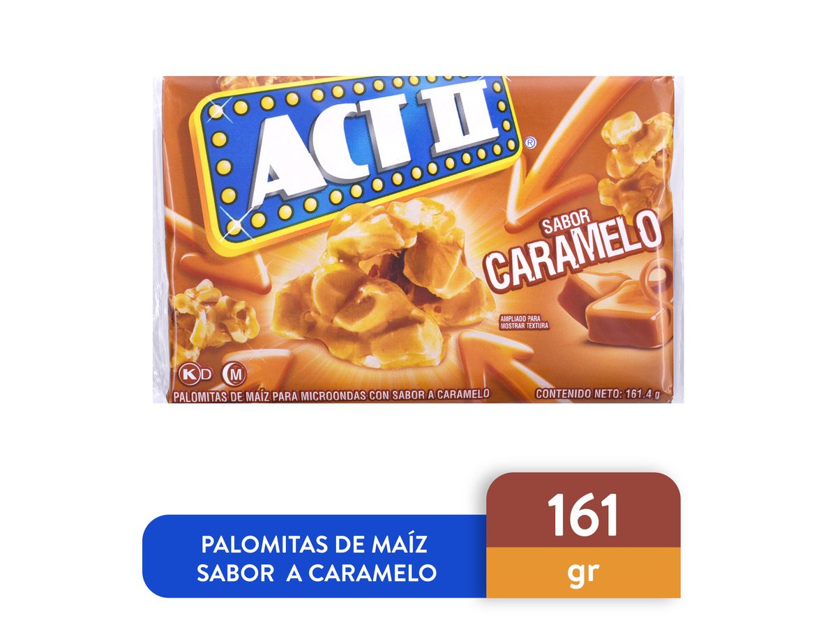 Palomitas de maíz Act II sabor caramelo - 161 g