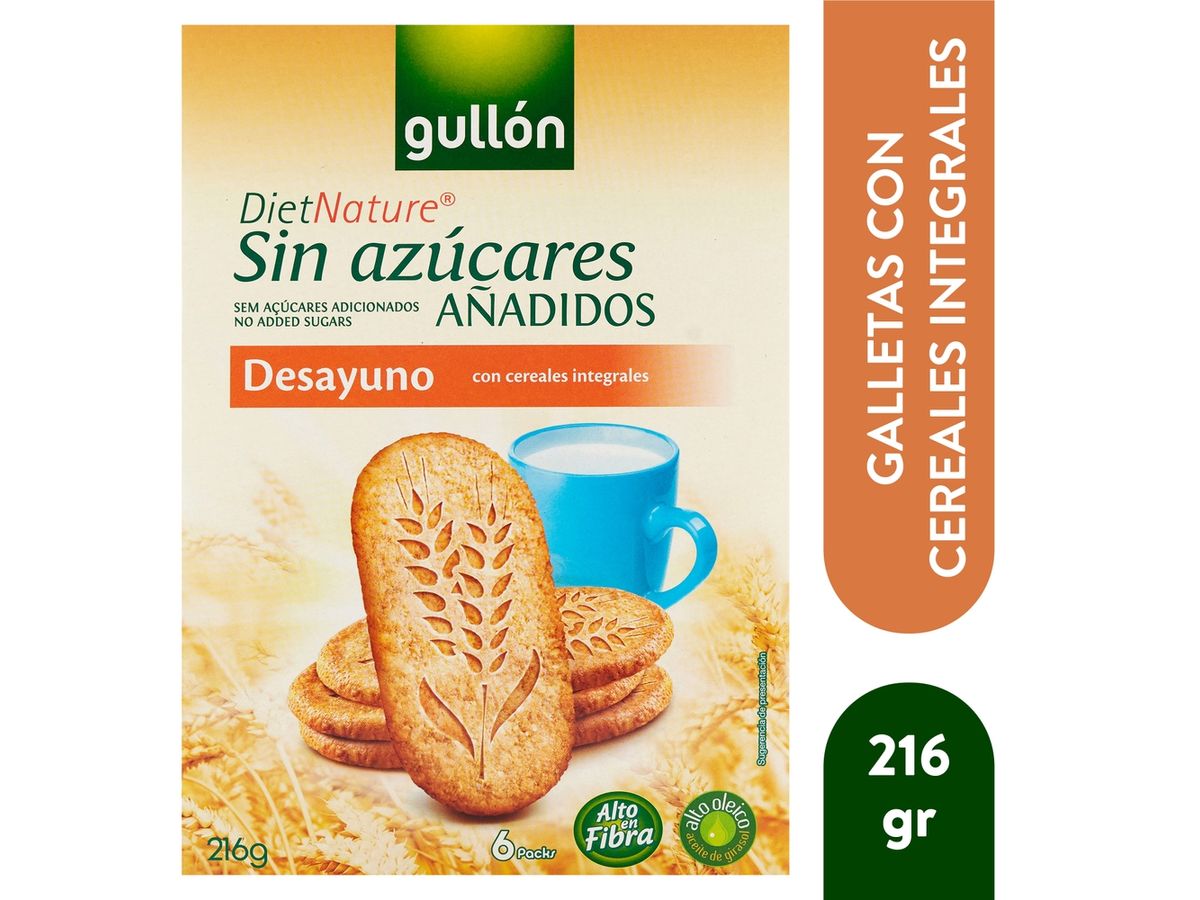 Galleta Gullon Cereales Integrales - 216 g