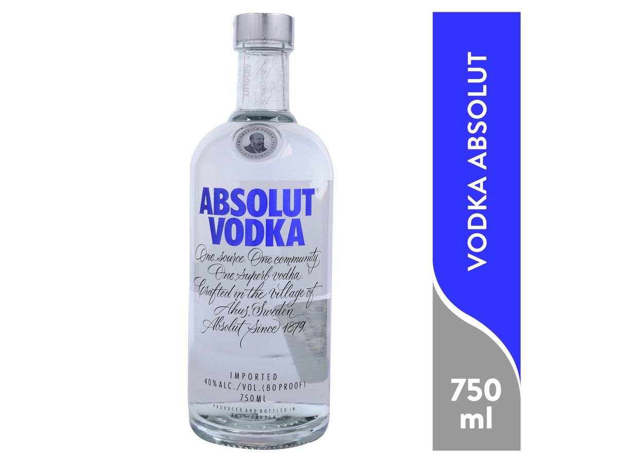 Vodka Absolut country of sweden gluten free - 750 ml