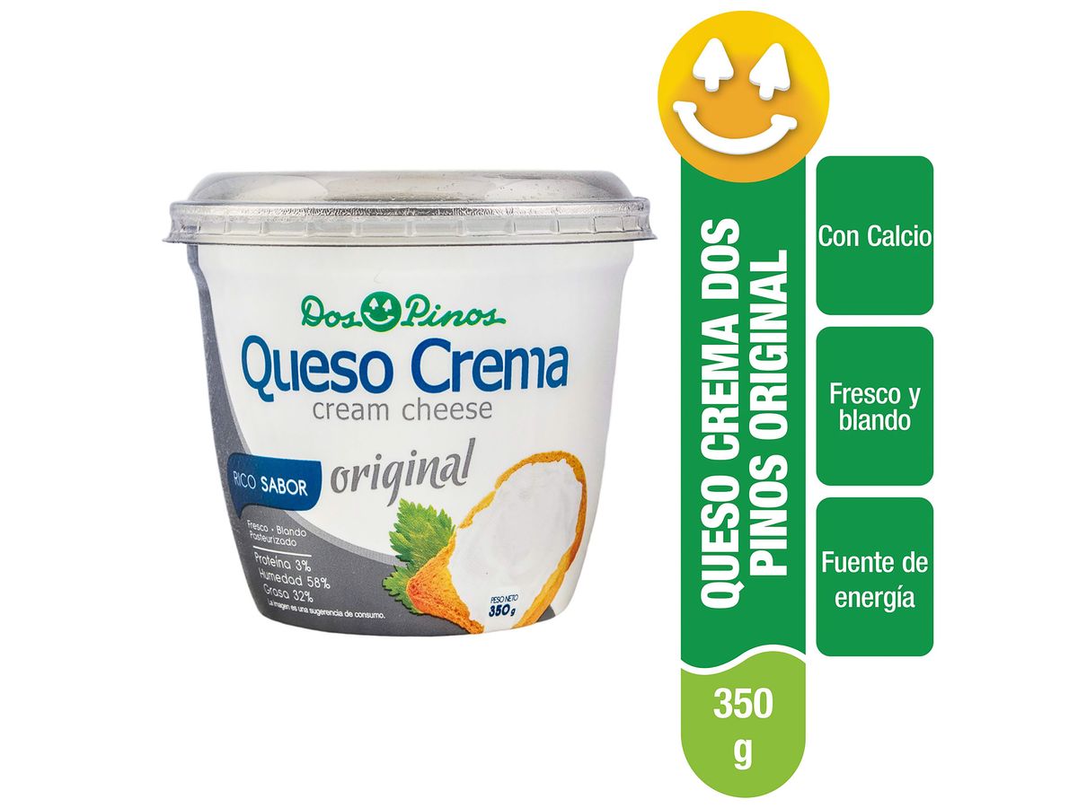 Queso Crema Dos Pinos original - 350 g