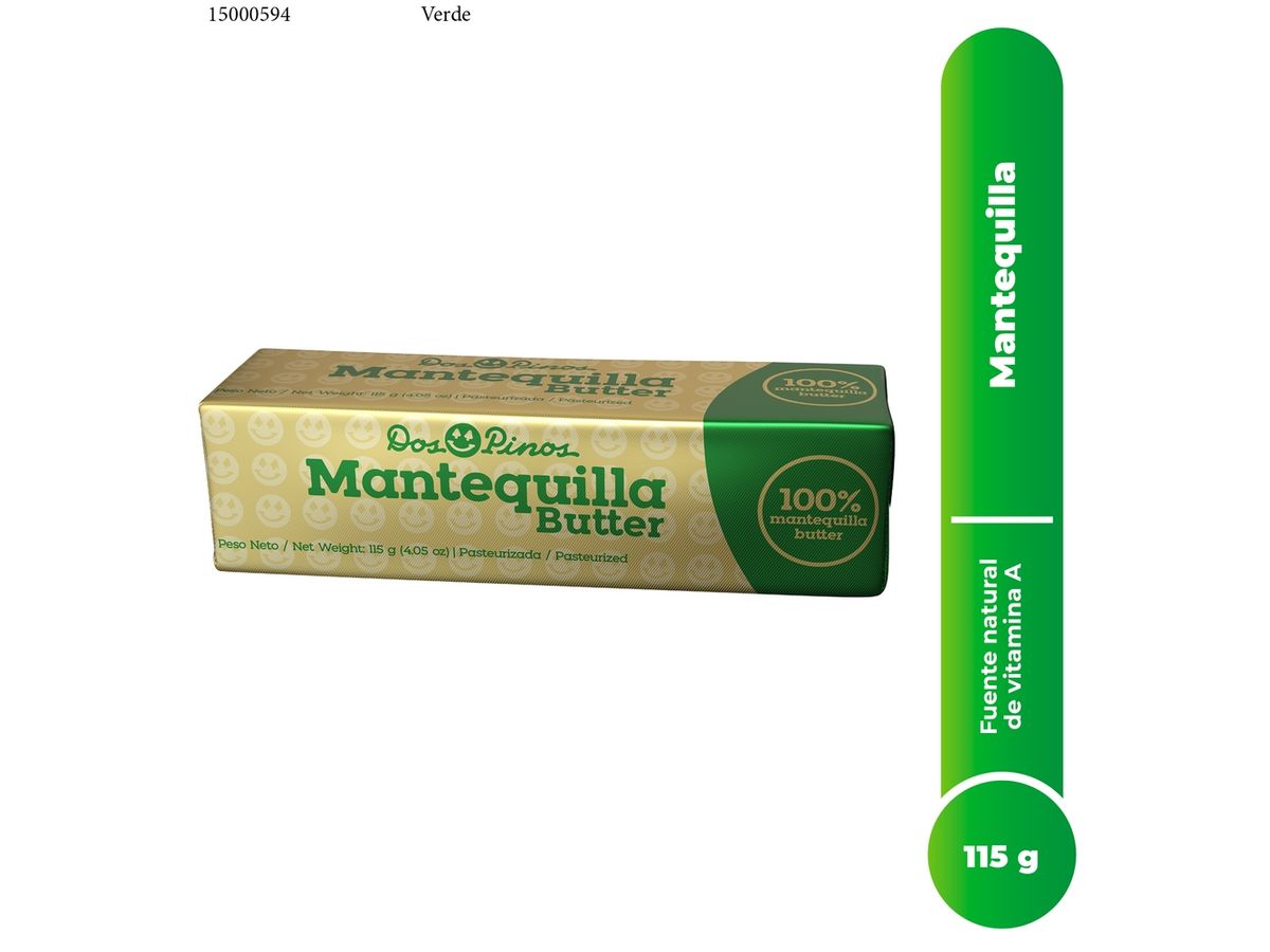 Mantequilla Dos Pinos en barra - 115 g