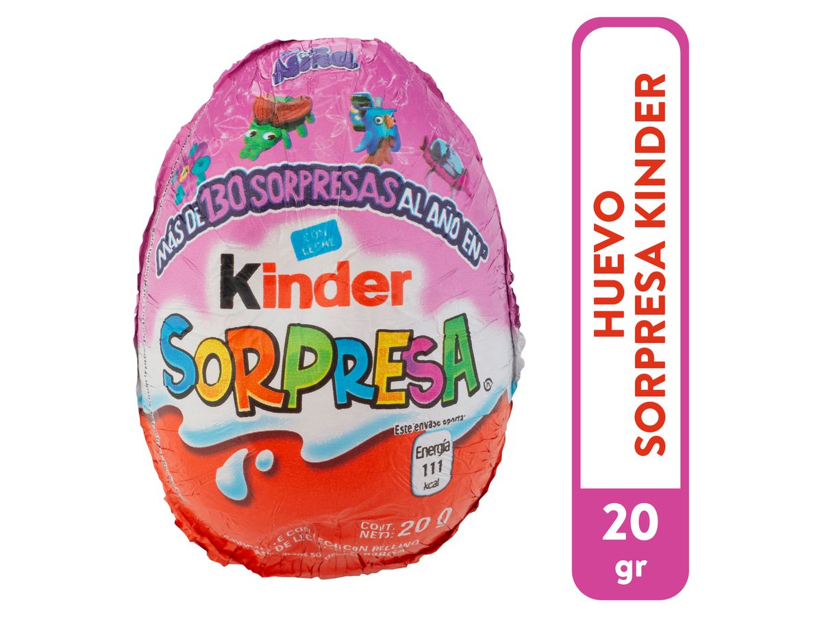 Chocolate Kinder Sorpresa Natoons Niña - 20 g