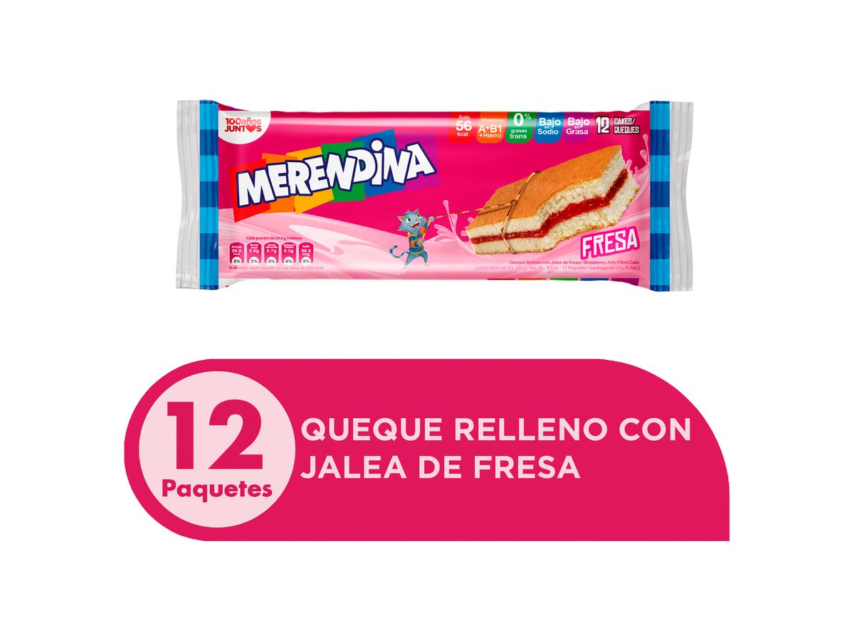 Pasteleria Fresa Merendina Pozuelo -240g