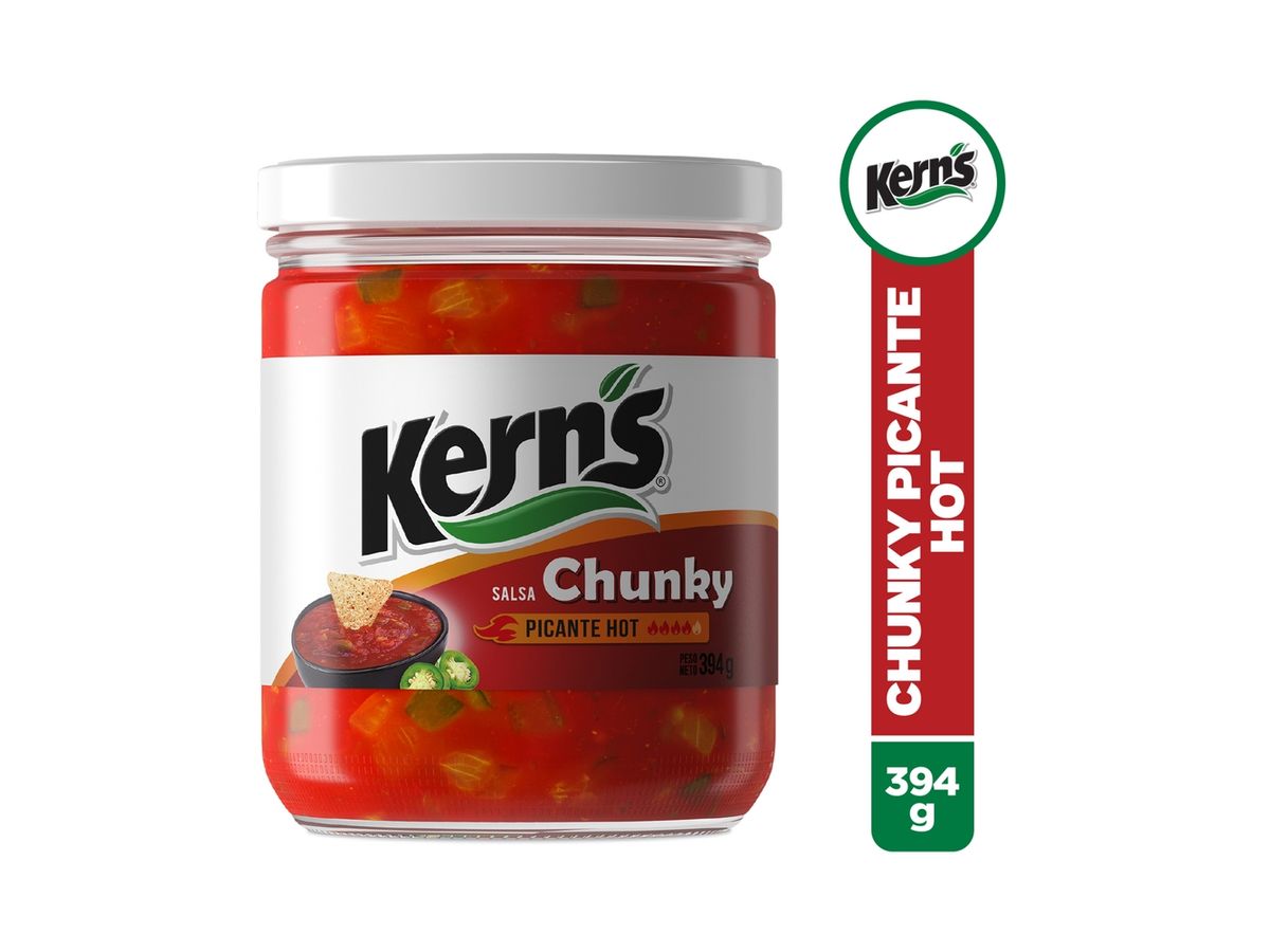 Kern's Salsa Chunky Picante Hot - 394 g