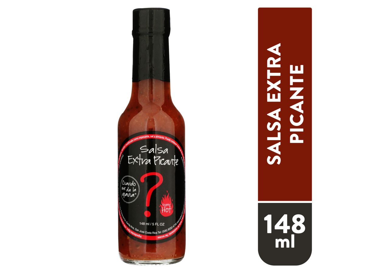 Salsa Extra Picante Cuando Me Da La Gana -148ml