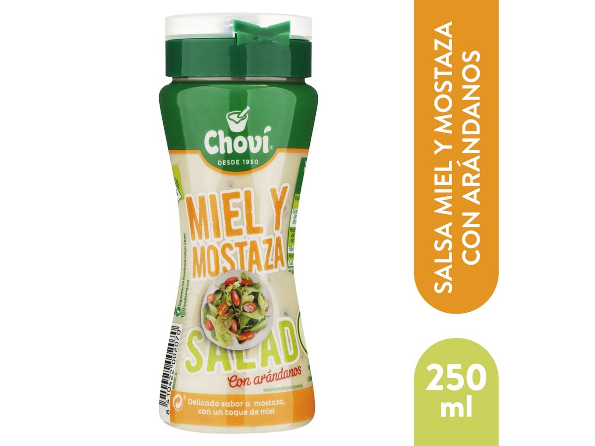 Salsa Miel Y Mostaza Chovi 255 Ml