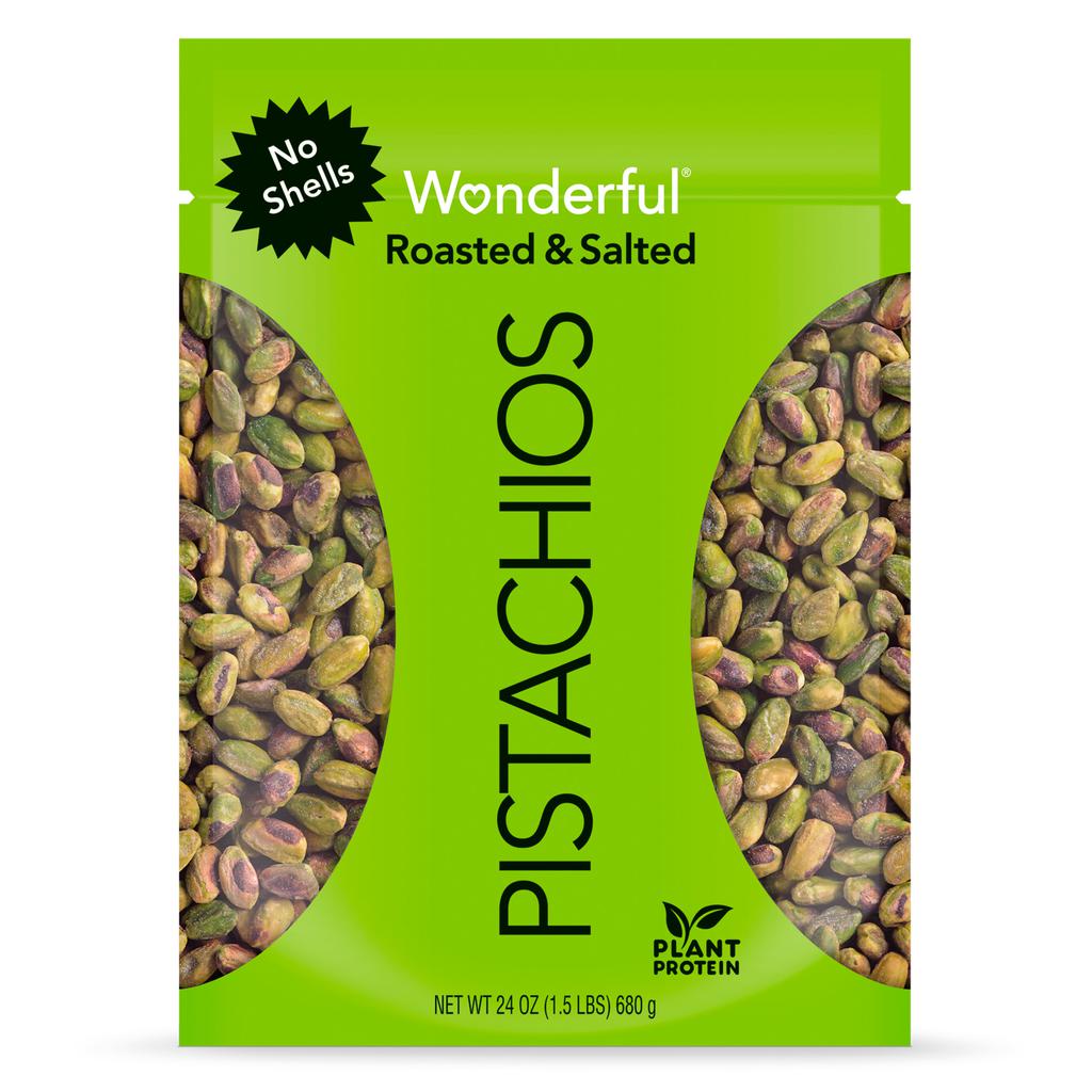 Wonderful Pistachos Tostados sin Cáscara y con Sal 680 g / 24 oz