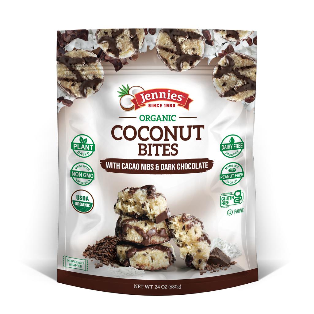 Jennies Bites de Coco con Trozos de Cacao y Chocolate Negro 680 g / 24 oz