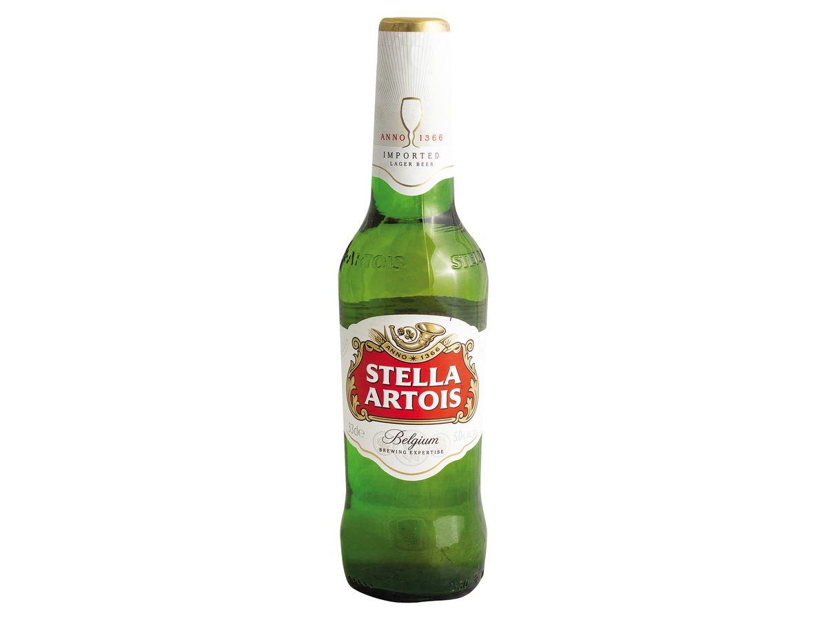 Cerveza Stella Artois botella de vidrio - 330 ml