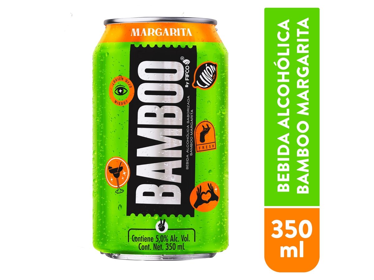 Bebida Alcohólica Bamboo Margarita Lata - 350 ml