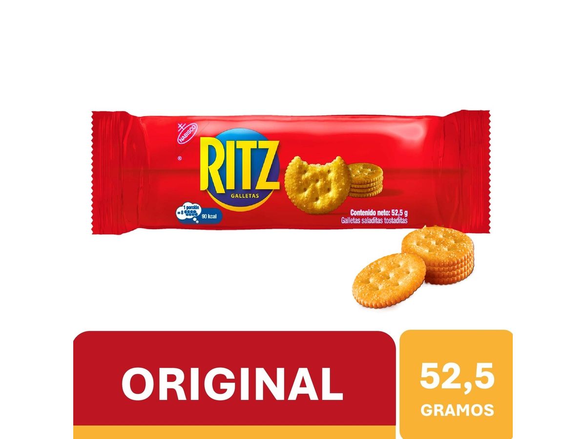 Galletas saladas Ritz en tubo - 52.5 g