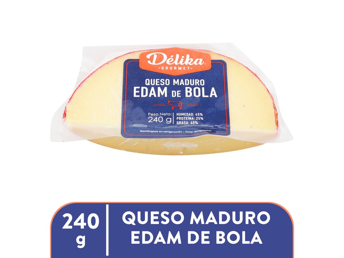 Queso Delika maduro de bola - 240 g