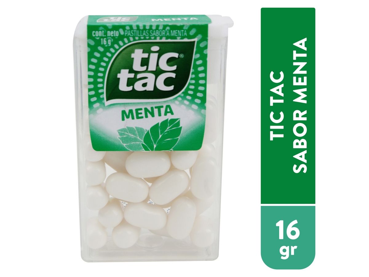 Menta Tic Tac  12 Uds frasco - 16 g