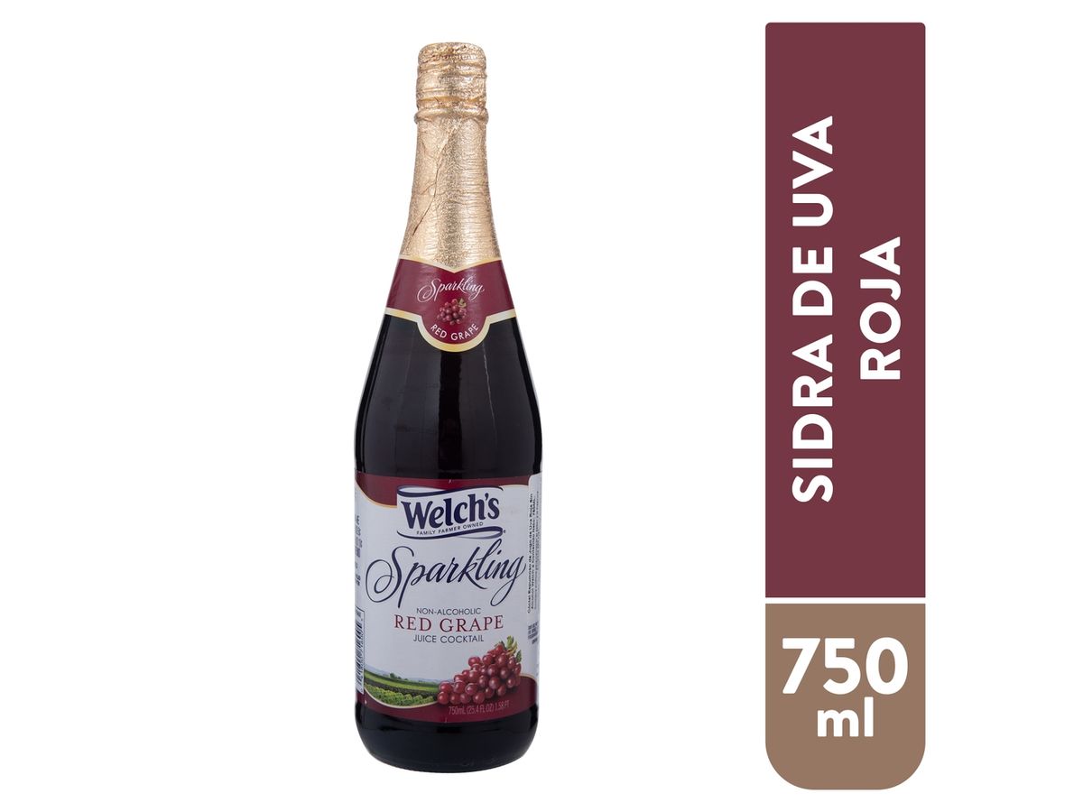 Sidra Espumante Welchs Uva Roja -750ml