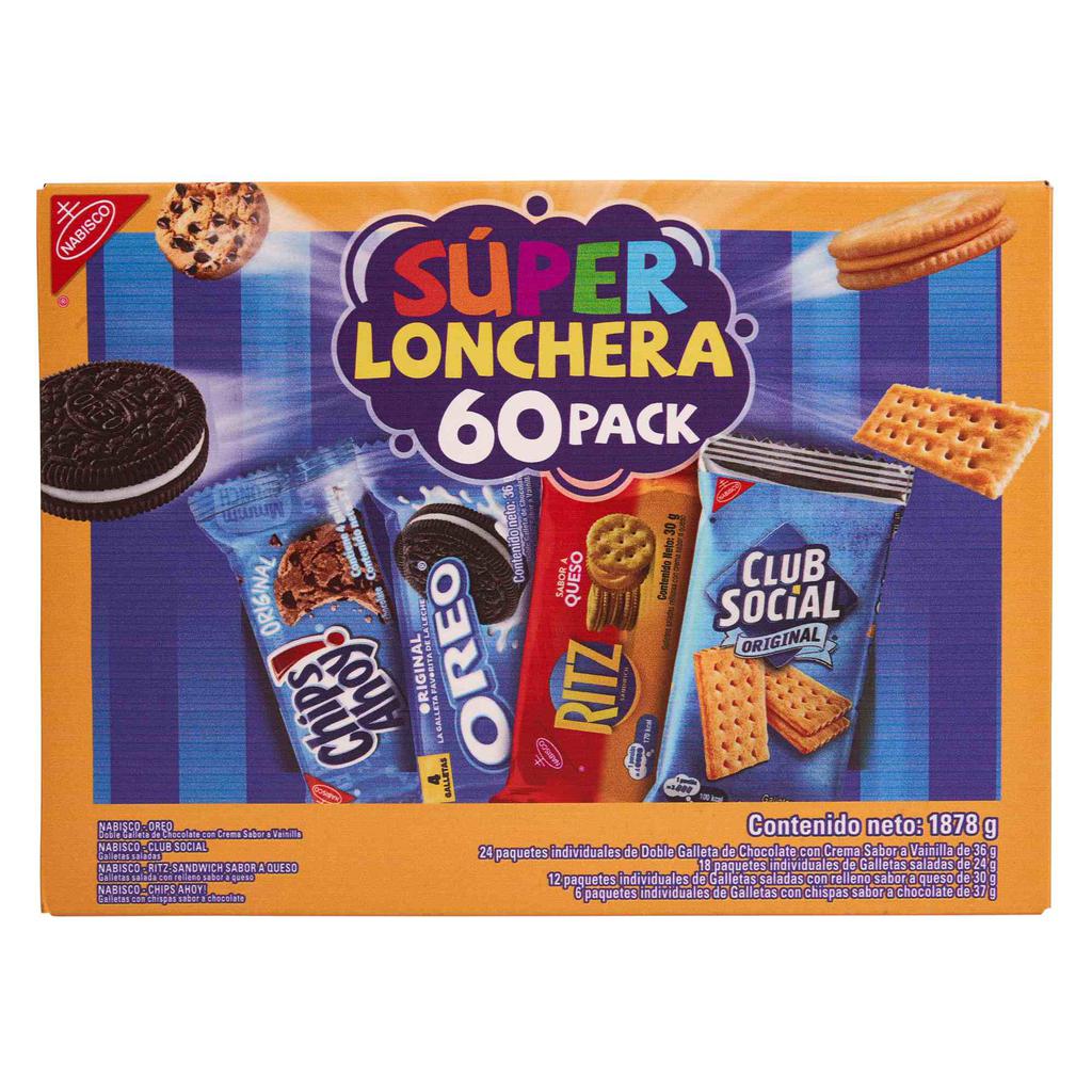 Nabisco Galletas Super Lonchera 60 Unidades