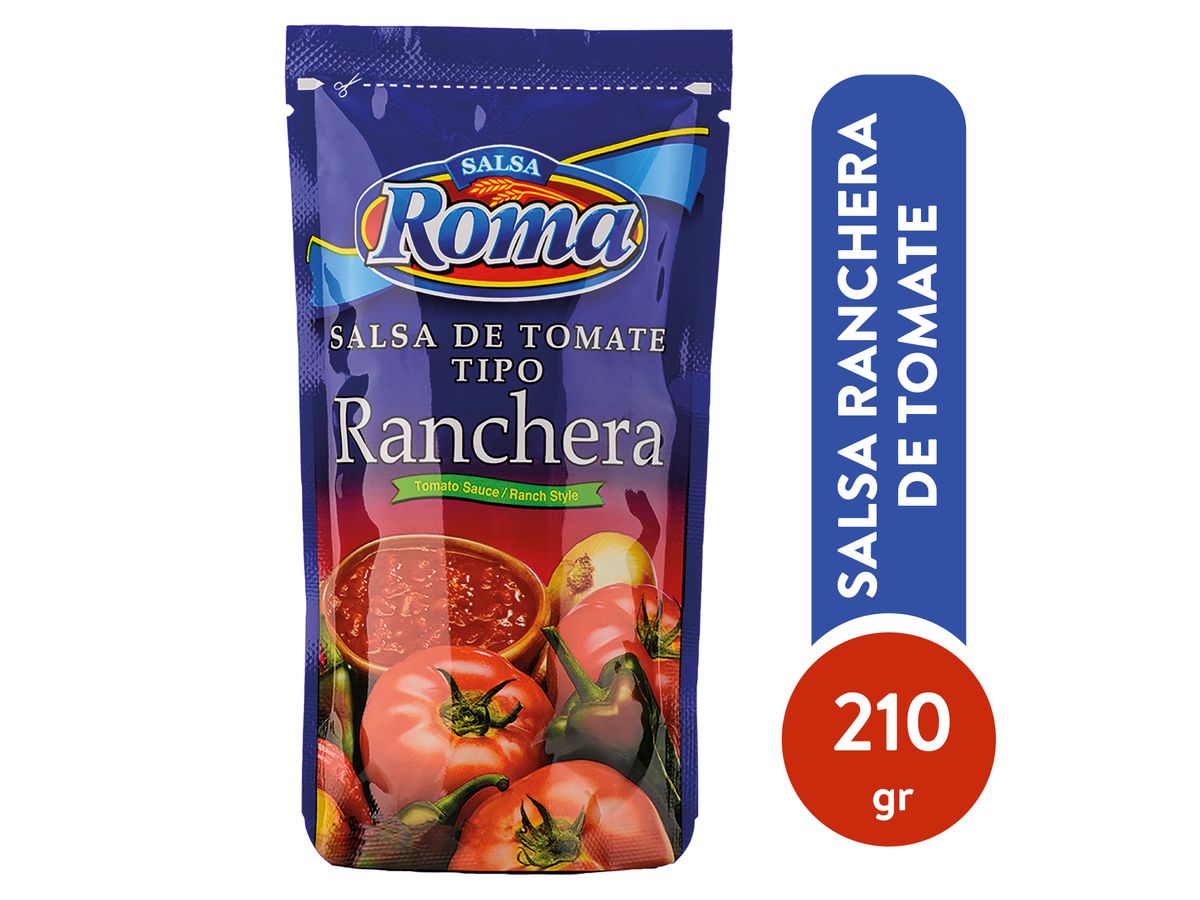 Salsa Roma tipo ranchera - 210 g