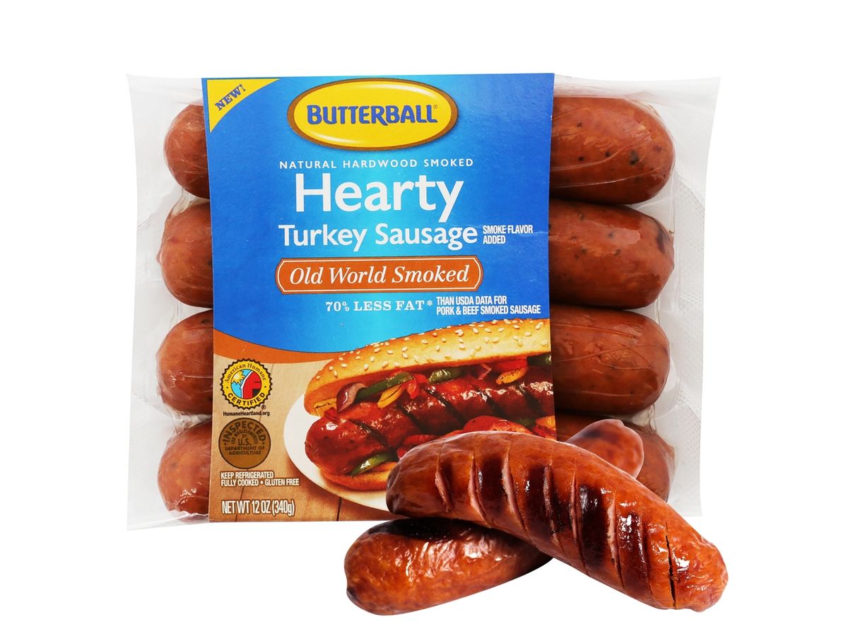 Salchicha Butterball de pavo ahumada - 340 g