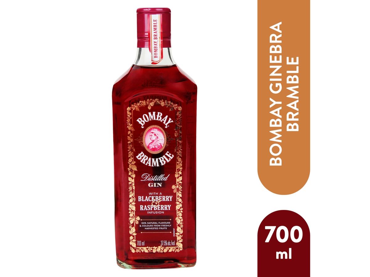 Ginebra Bombay bramble con infusión de mora y frambuesa  - 700 ml