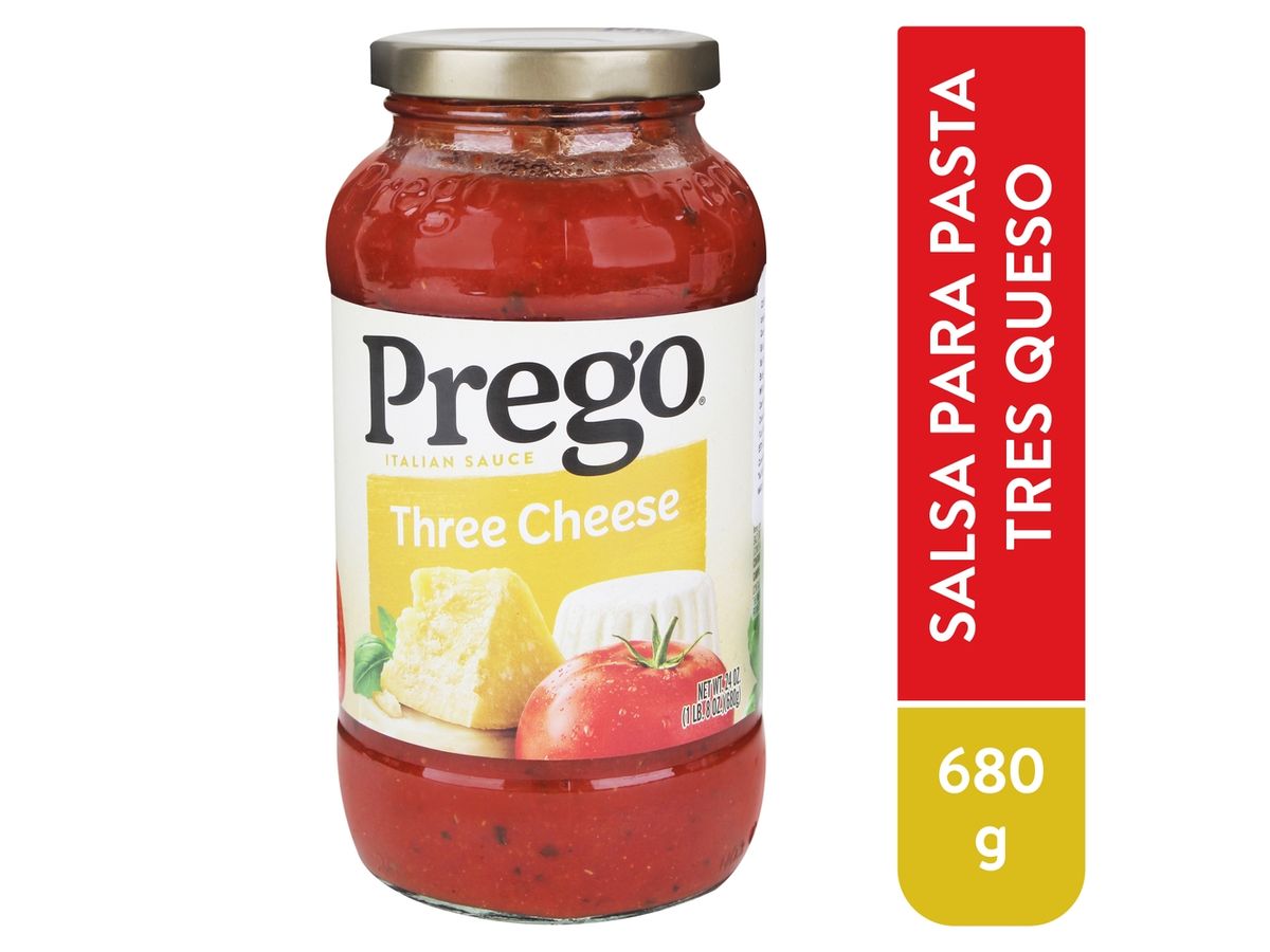 Salsa Prego De Tomate Tres Queso - 680 g