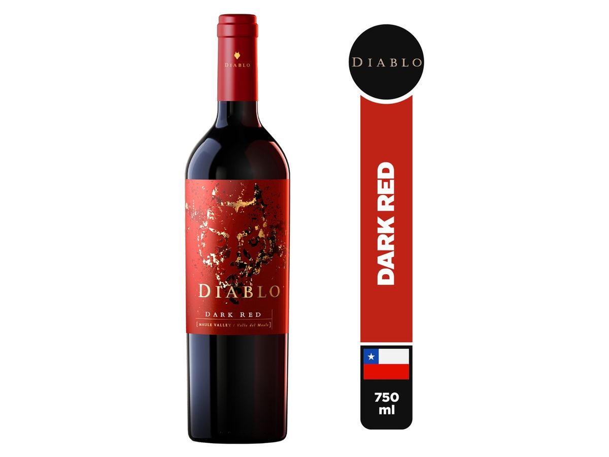 Vino tinto Diablo dark red - 750 ml