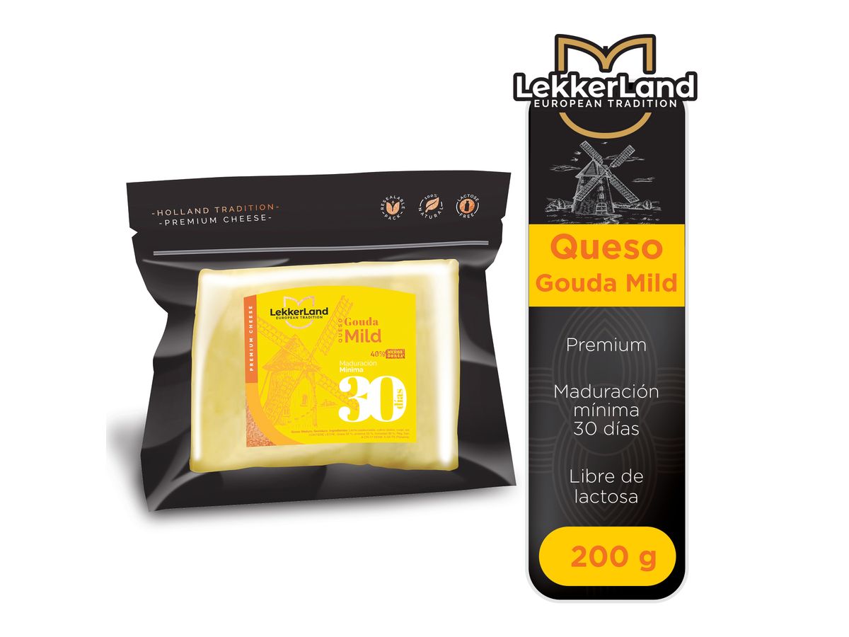 Queso Mild Lekkerland Gouda - 200 g