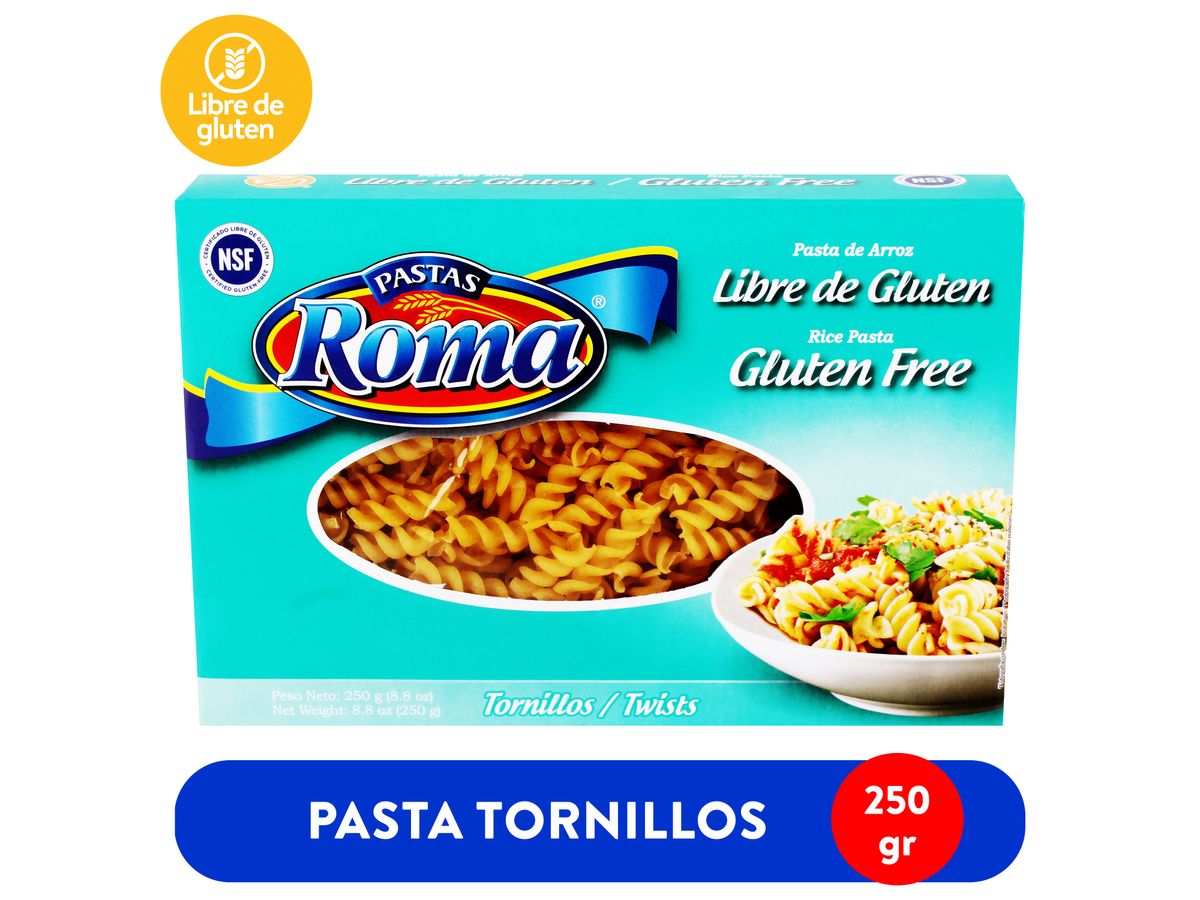 Pasta Roma Tornillo Gluten Free - 250 g
