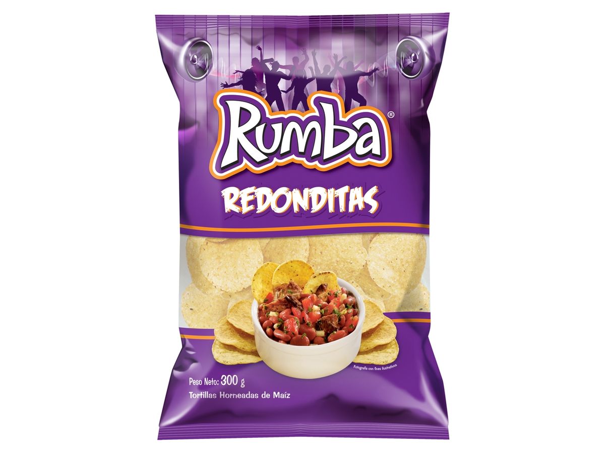 Tortillas horneadas Rumba redonditas de maiz - 300 g