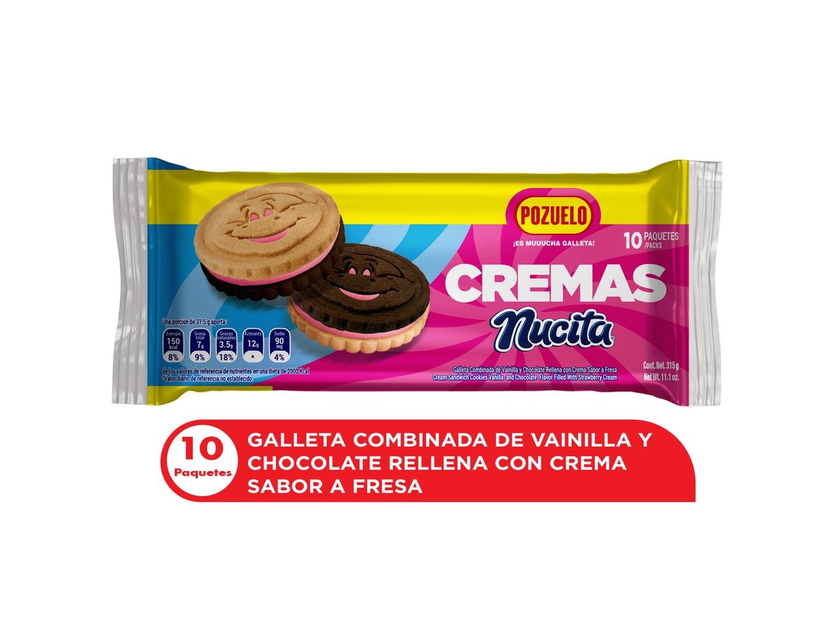 Galletas Nucita Cremas - 315 g