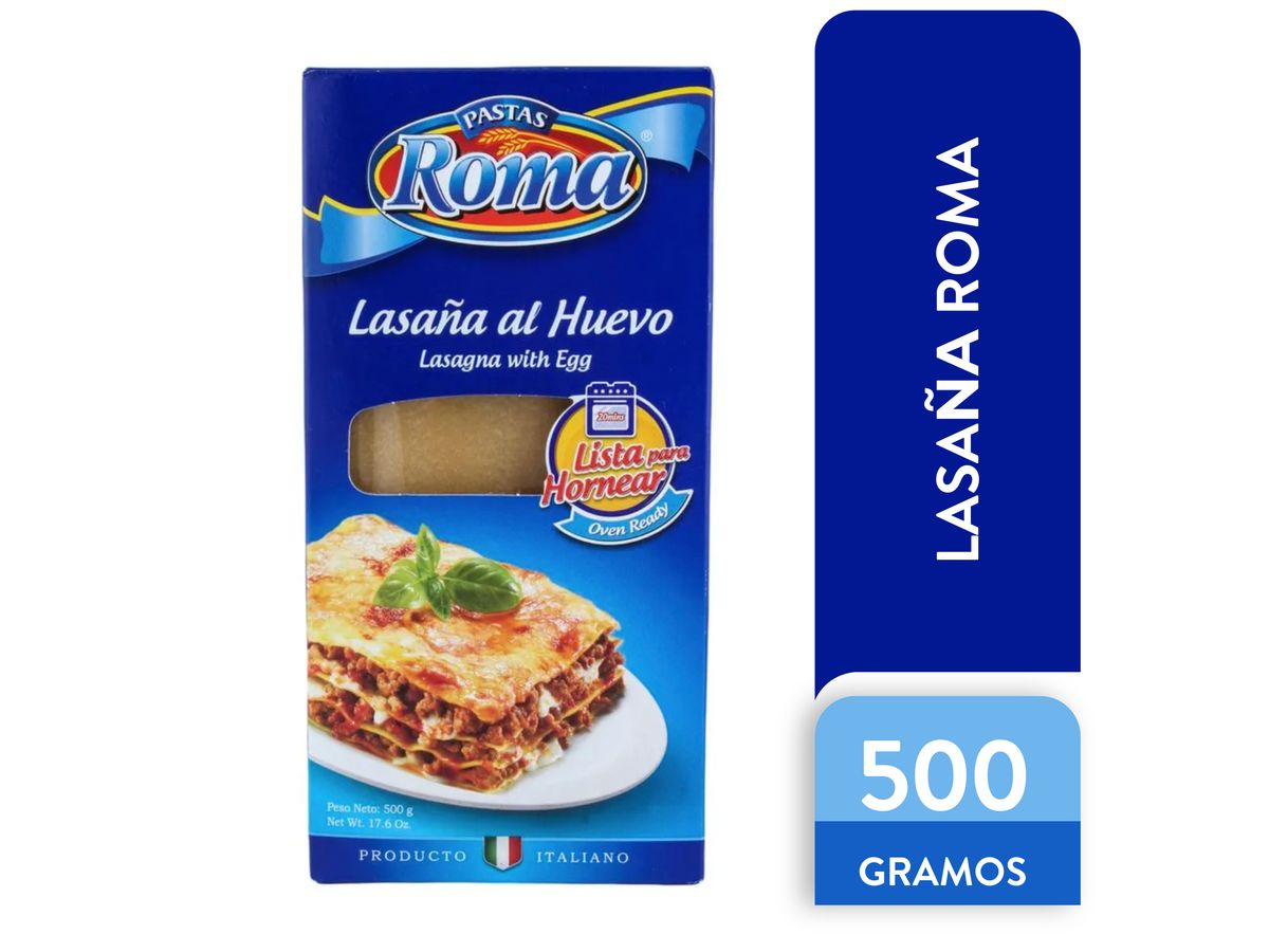 Lasagna Roma Al Huevo Caja - 500 g