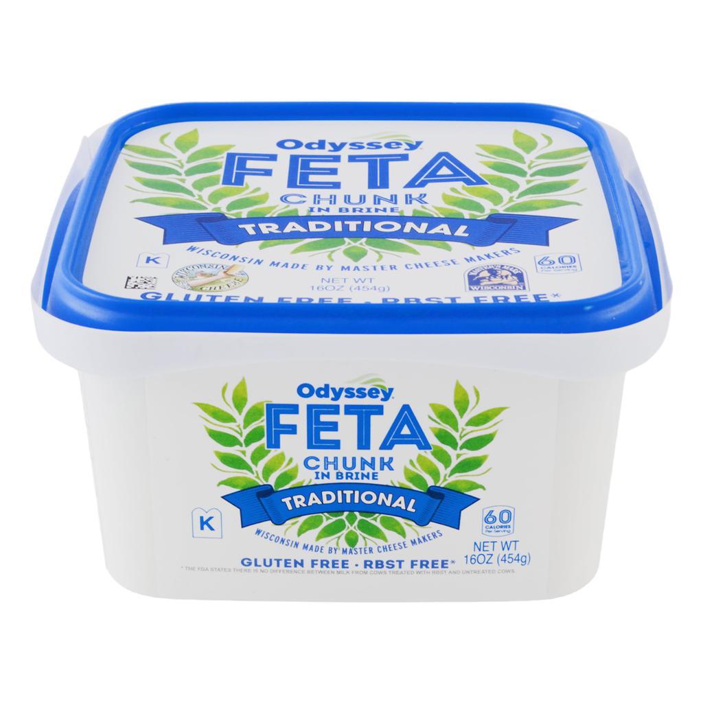 Odyssey Queso Feta en Salmuera 454 g / 1 lb
