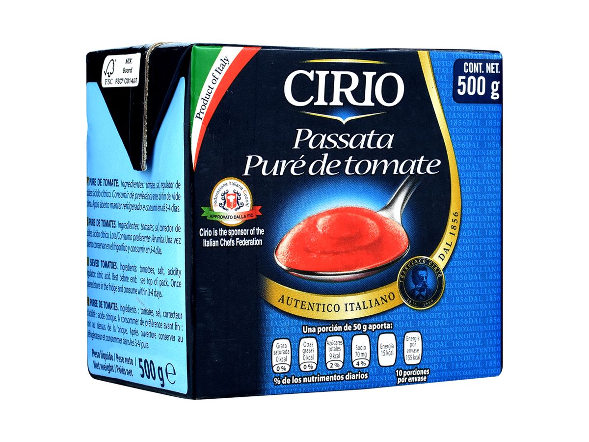 Passata Pure de Tomate Cirio Tetra B - 500g
