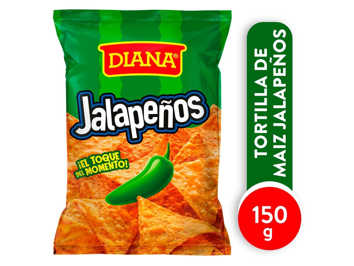 Tortilla de maíz Diana con jalapeños picante - 150 g