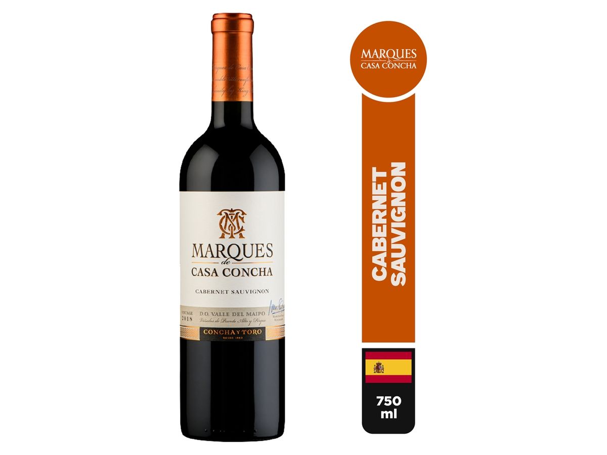 Vino Tinto Marques Casa Concha Cabernet Sauvignon -750 ml