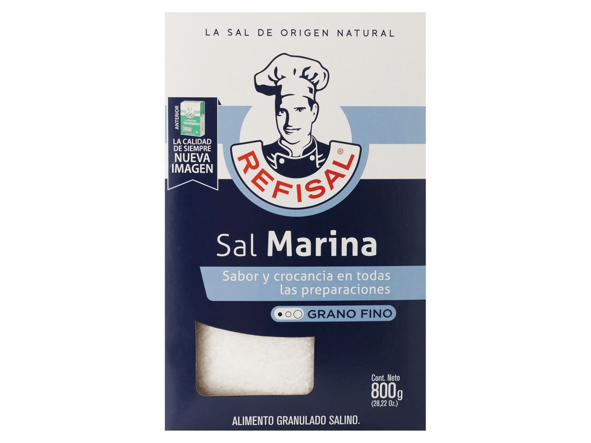 Sal Refisal marina refinada - 800 g