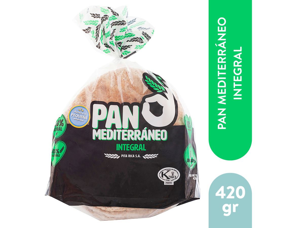Pan Mediterráneo integral saludable - 420 g