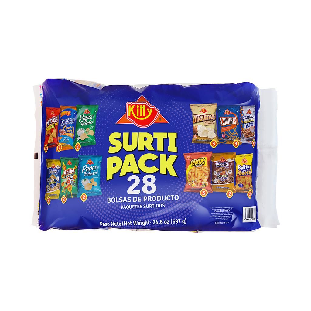 Kitty Snacks Paquetes Surtidos 28 Unidades